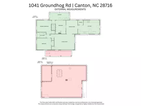 Floorplan - 1041 Groundhog Rd, Canton, NC 28716 photo 1 of 2