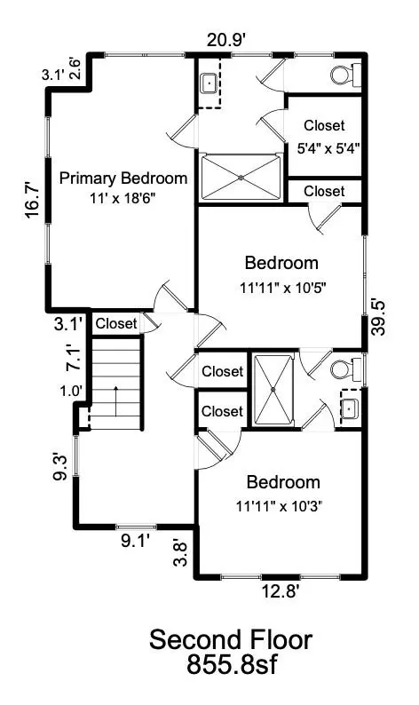 Floorplan - 140 Parkview St, Davidson, NC 28036 photo 2 of 2
