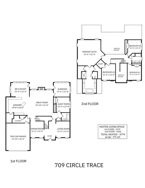 Floorplan - 709 Circle Trace Rd, Monroe, NC 28110 photo 1 of 1