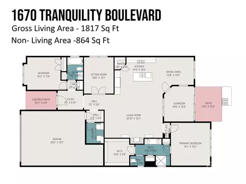 Floorplan - 1670 Tranquility Blvd, Lancaster, SC 29720 photo 1 of 1