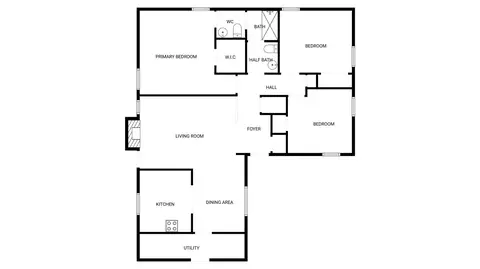 Floorplan - 8600 Eaglewind Dr, Charlotte, NC 28212 photo 1 of 1
