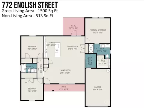 Floorplan - 722 English St, Monroe, NC 28110 photo 1 of 1