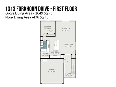Floorplan - 1313 Forkhorn Dr, Monroe, NC 28110 photo 1 of 2