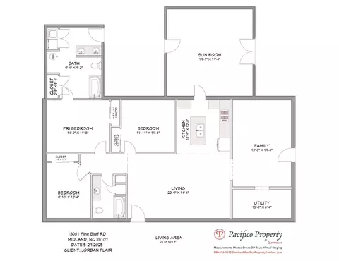 Floorplan - 13101 Pine Bluff Rd, Midland, NC 28107 photo 1 of 1