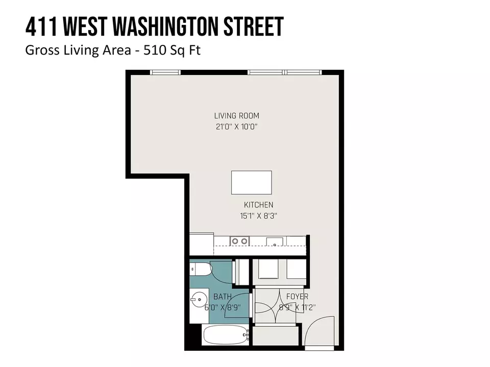 Floorplan - 411 W Washington St, Greensboro, NC 27401 photo 1 of 1
