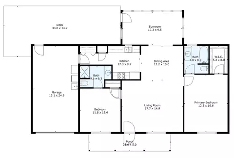 Floorplan - 313 Resada Dr, Brevard, NC 28712 photo 1 of 1