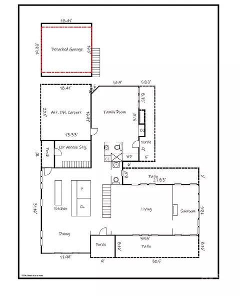 Floorplan - 436 3rd Nw Ave NW, Hickory, NC 28601 photo 1 of 2