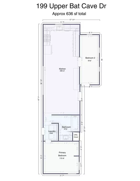 Floorplan - 199 Upper Bat Cave Dr, Hendersonville, NC 28792 photo 1 of 1