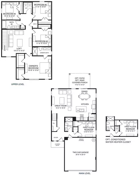 Floorplan - 3229 Riverbend St, Hickory, NC 28602 photo 1 of 1