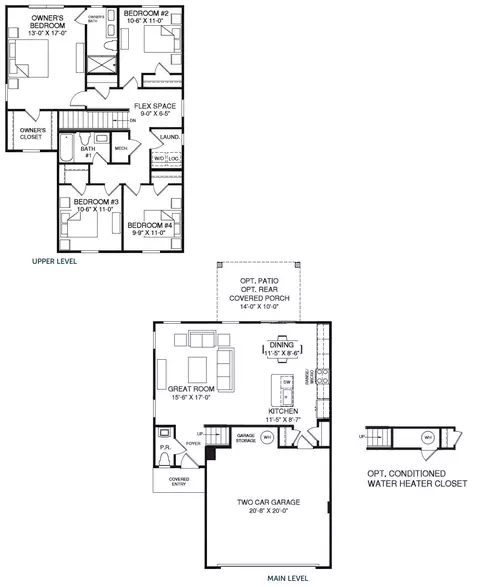 Floorplan - 3233 Riverbend St, Hickory, NC 28602 photo 1 of 1