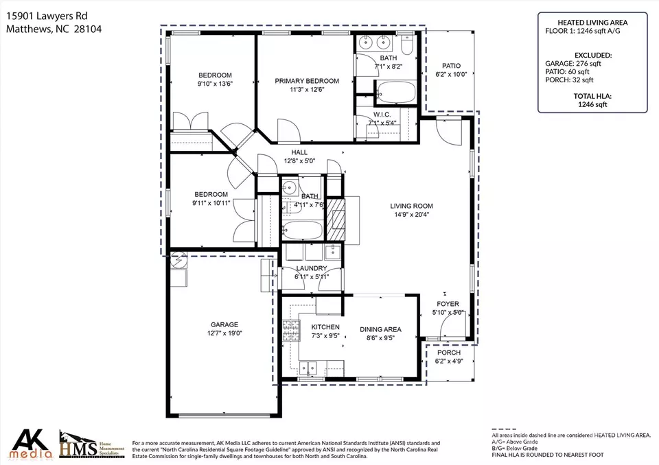 Floorplan - 15901 Lawyers Rd, Matthews, NC 28104 photo 1 of 1