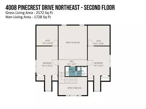 Floorplan - 4008 Pinecrest Ne Dr NE, Hickory, NC 28601 photo 2 of 2