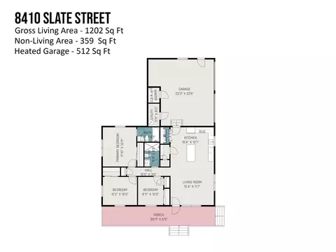 Floorplan - 8410 Slate St, Terrell, NC 28682 photo 1 of 1