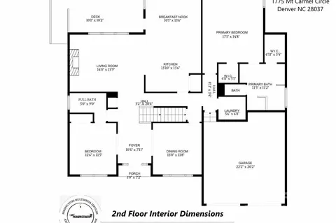 Floorplan - 1775 Mount Carmel Cir, Denver, NC 28037 photo 2 of 3