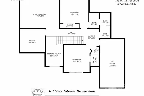 Floorplan - 1775 Mount Carmel Cir, Denver, NC 28037 photo 3 of 3