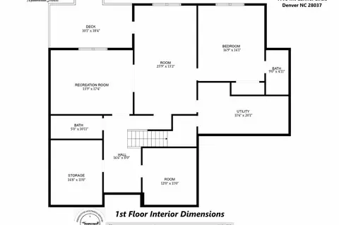 Floorplan - 1775 Mount Carmel Cir, Denver, NC 28037 photo 1 of 3