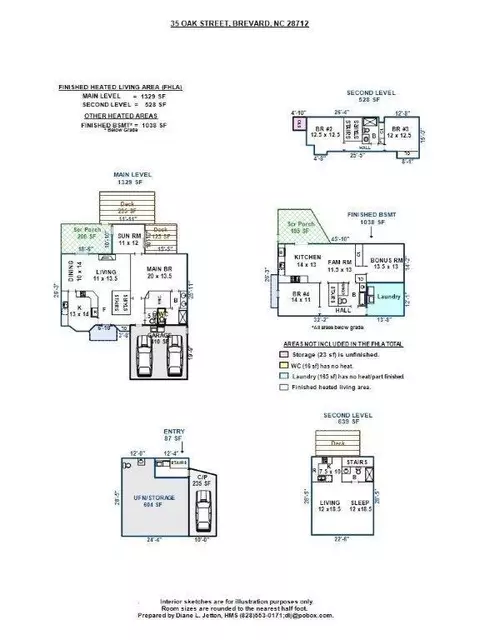 Floorplan - 35 Oak St, Brevard, NC 28712 photo 1 of 1
