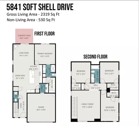 Floorplan - 5841 Soft Shell Dr, Lancaster, SC 29720 photo 1 of 1