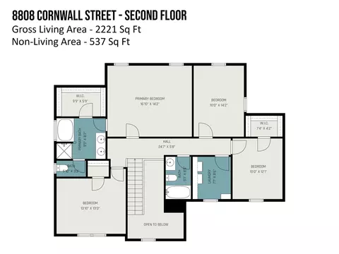 Floorplan - 8808 Cornwall St, Locust, NC 28097 photo 1 of 2