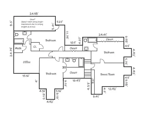 Floorplan - 3619 Links Ne Dr NE, Conover, NC 28613 photo 1 of 2