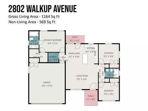 Floorplan - 2802 Walkup Ave, Monroe, NC 28110 photo 1 of 1