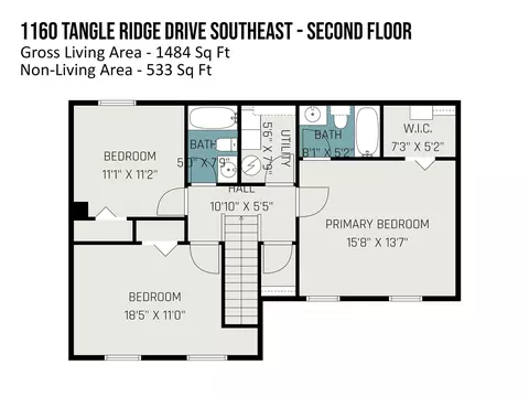 Floorplan - 1160 Tangle Ridge Se Dr SE, Concord, NC 28025 photo 2 of 2