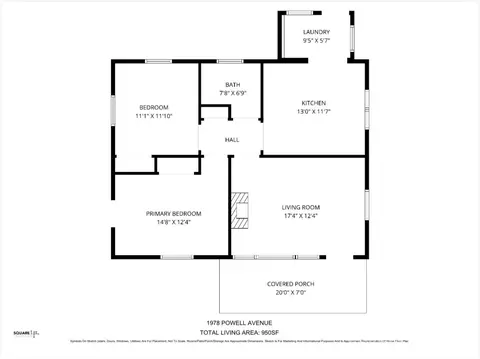Floorplan - 1978 Powell Ave, Lancaster, SC 29720 photo 1 of 1