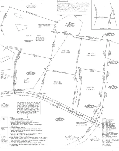 0 Tom Greene Lot 2b Rd #LOT 2B, Waxhaw, NC 28173