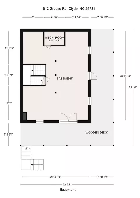 Floorplan - 842 Grouse Rd, Clyde, NC 28721 photo 2 of 3