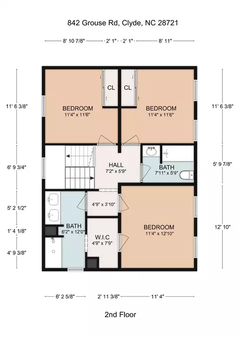 Floorplan - 842 Grouse Rd, Clyde, NC 28721 photo 3 of 3