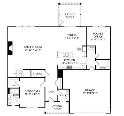 Floorplan - 204 Balboa St, Matthews, NC 28104 photo 1 of 2