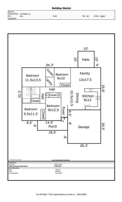 Floorplan - 103 Willies Ln, Olin, NC 28660 photo 1 of 1