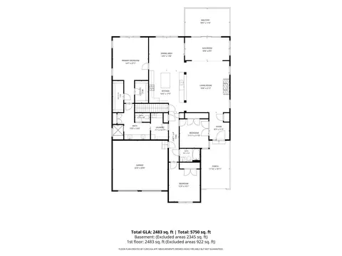 Floorplan - 13006 Hazelbrook Ln, Cornelius, NC 28031 photo 5 of 5