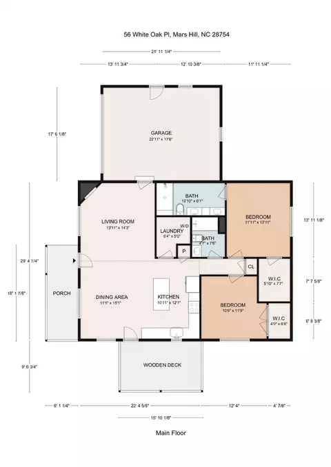 Floorplan - 56 White Oak Pl, Mars Hill, NC 28754 photo 1 of 2