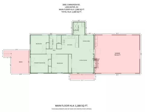 Floorplan - 3991 Cimmeron Rd, Lancaster, SC 29720 photo 1 of 1