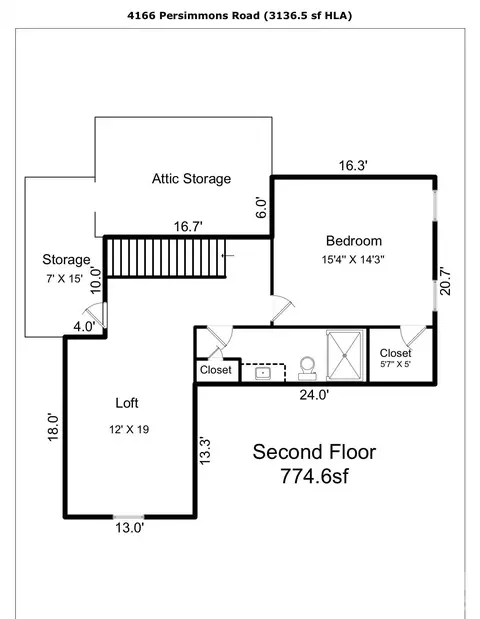 Floorplan - 4166 Persimmon Rd, Lancaster, SC 29720 photo 2 of 3