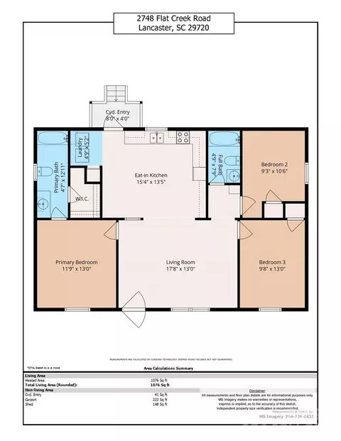 Floorplan - 2748 Flat Creek Rd, Lancaster, SC 29720 photo 1 of 1