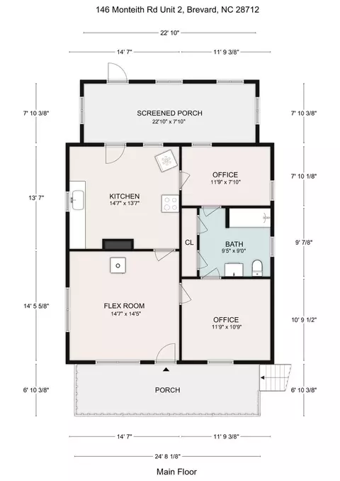 Floorplan - Monteith Road, Brevard, NC 28712 photo 3 of 3