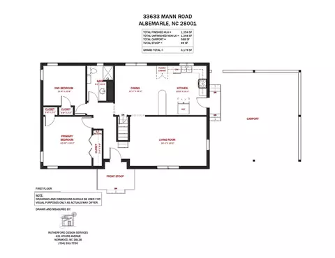 Floorplan - 33633 Mann Rd, Albemarle, NC 28001 photo 1 of 2