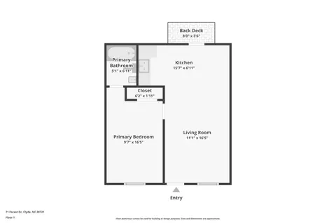 Floorplan - 717375 Forest Dr, Clyde, NC 28721 photo 1 of 1