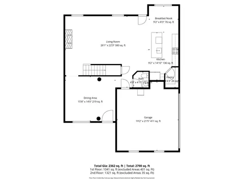 Floorplan - 19449 Smith Cir, Cornelius, NC 28031 photo 3 of 5