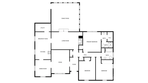 Floorplan - 1790 Windsor Dr, Lancaster, SC 29720 photo 1 of 1