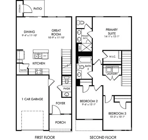 Floorplan - 429 Markridge Loop, Fort Mill, SC 29708 photo 1 of 1