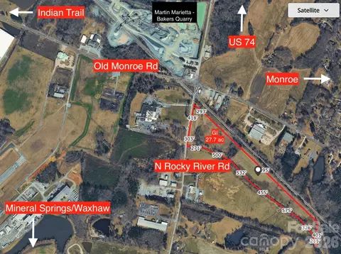 0 Rocky River N Rd N, Monroe, NC 28110