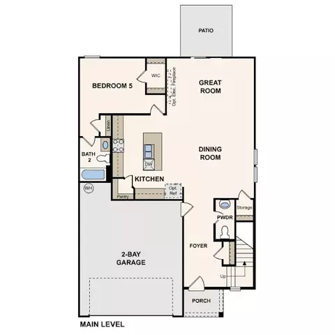 Floorplan - 2632 Blue Sky Meadows Dr, Monroe, NC 28110 photo 1 of 2