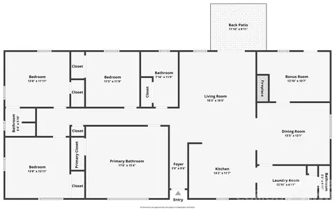 Floorplan - 926 Mauney Rd, Stanley, NC 28164 photo 1 of 1