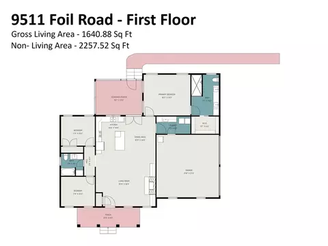Floorplan - 9511 Foil Rd, Mount Pleasant, NC 28124 photo 1 of 3