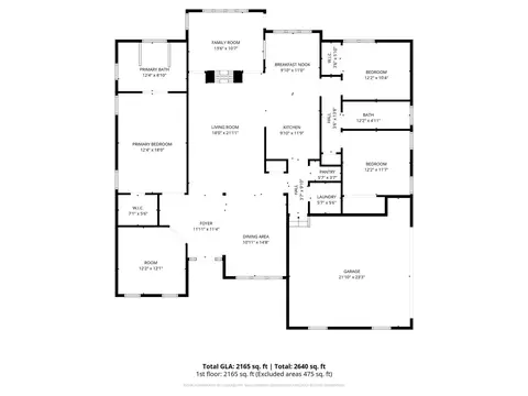 Floorplan - 7125 Sedgebrook W Dr W, Stanley, NC 28164 photo 1 of 1