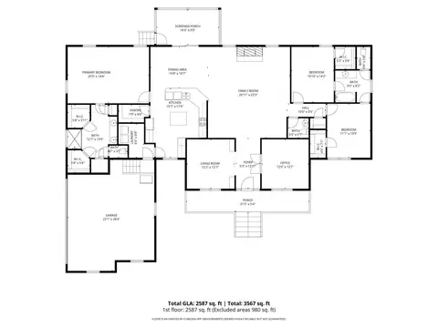 Floorplan - 76 Ledgestone Dr, Fairview, NC 28730 photo 1 of 1