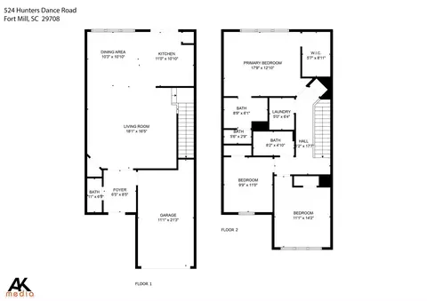 Floorplan - 524 Hunters Dance Rd, Fort Mill, SC 29708 photo 1 of 1